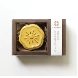Awaji Kawara Magnetic Needle Minder with Polisher ~ Yellow
