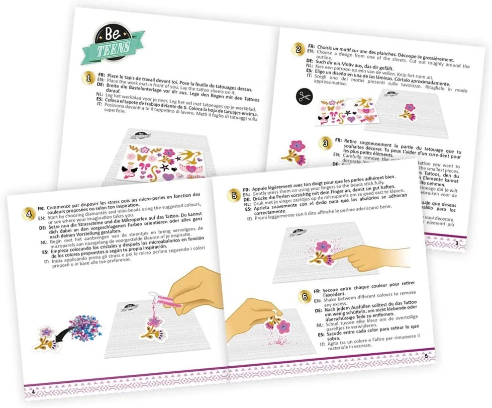 Be Teens Bead Tattoo Set