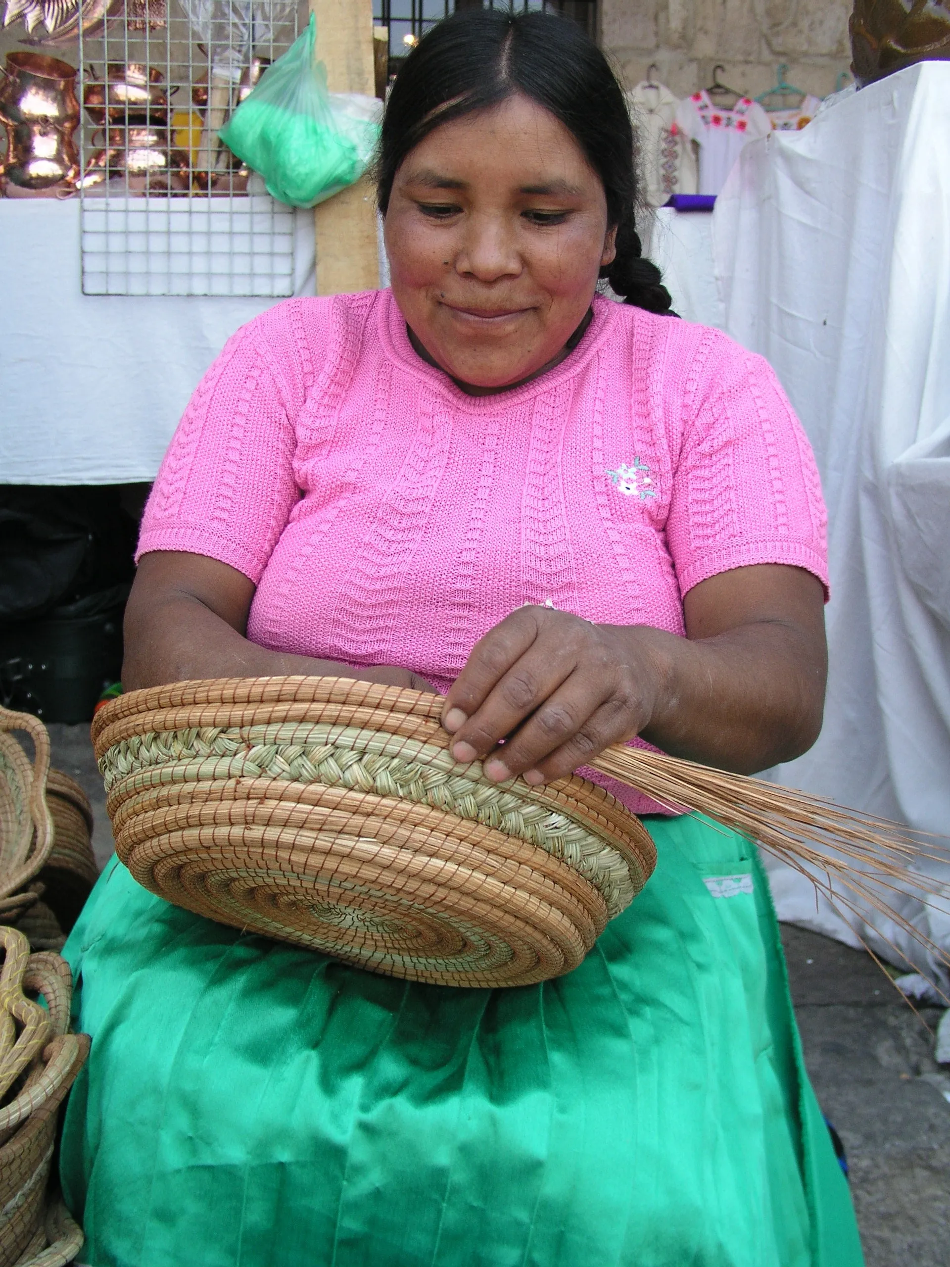 Handmade Pine Needle Baskets