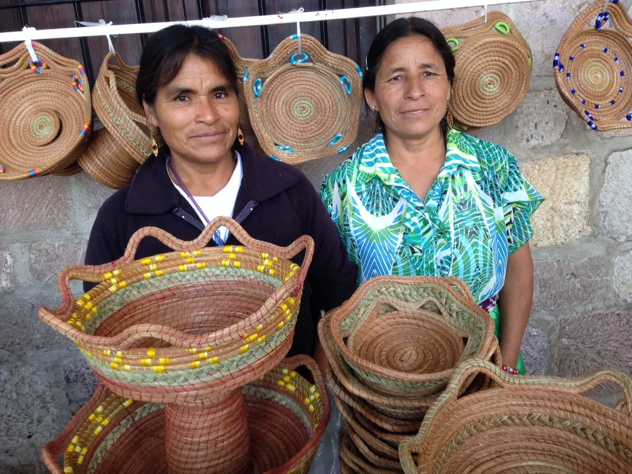 Handmade Pine Needle Baskets