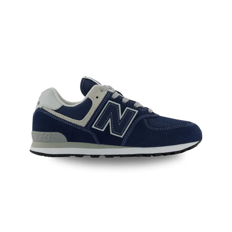New Balance 574 Core "Navy/White" - Boy's Grade School