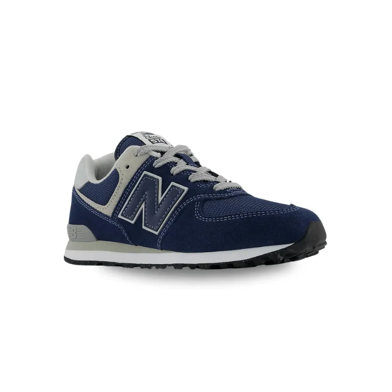 New Balance 574 Core "Navy/White" - Boy's Grade School