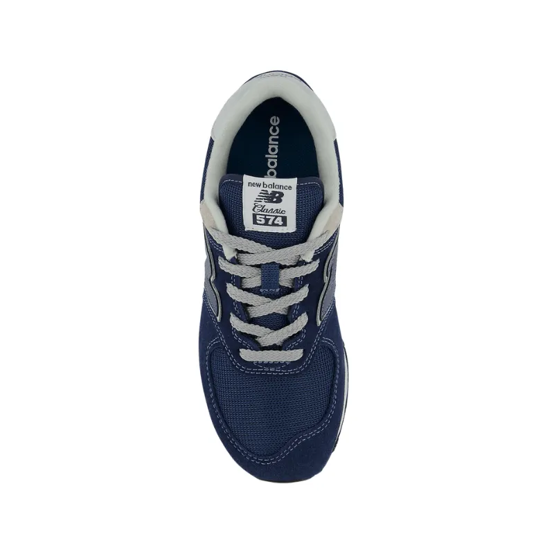 New Balance 574 Core "Navy/White" - Boy's Grade School