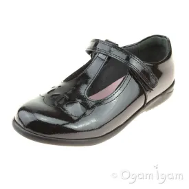 Start-rite Poppy Girls Black Patent School Shoe
