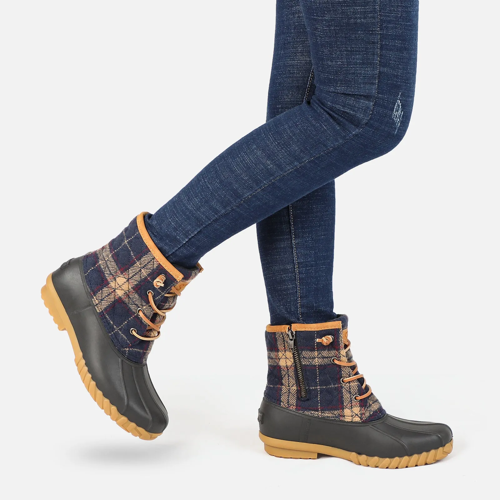 STQ Women's Duck Boots Waterproof