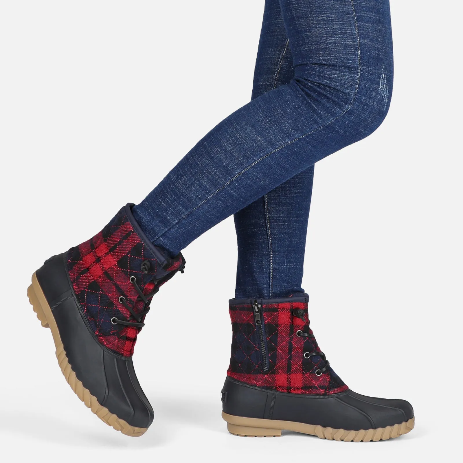 STQ Women's Duck Boots Waterproof