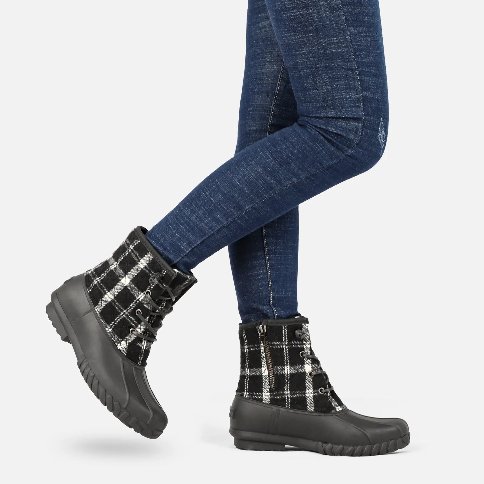 STQ Women's Duck Boots Waterproof
