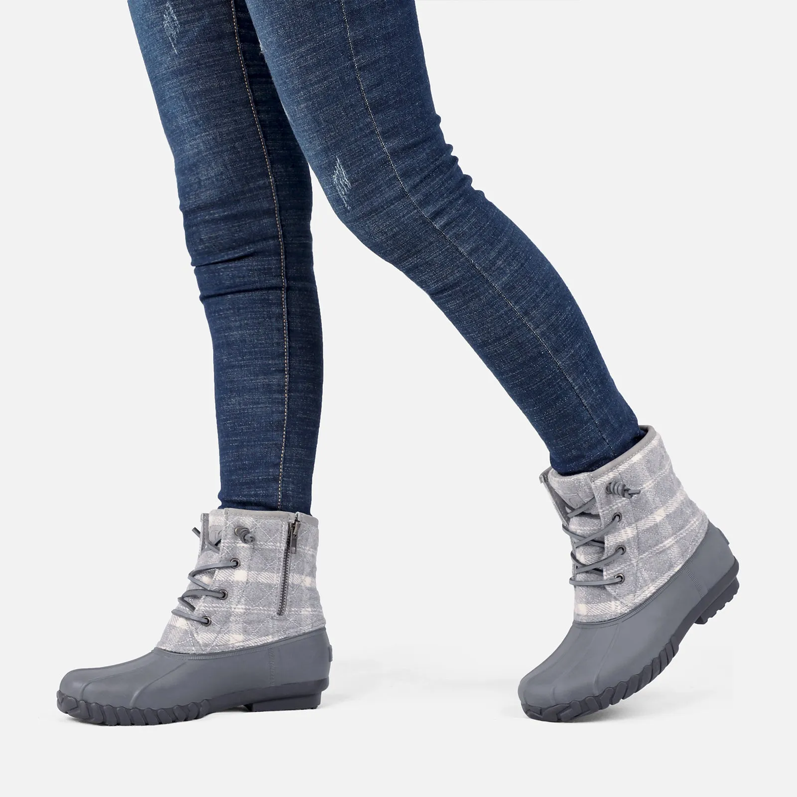 STQ Women's Duck Boots Waterproof
