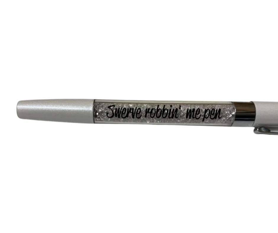 Swerve Robbin' Me Pen Sparkle Ball Point Pen