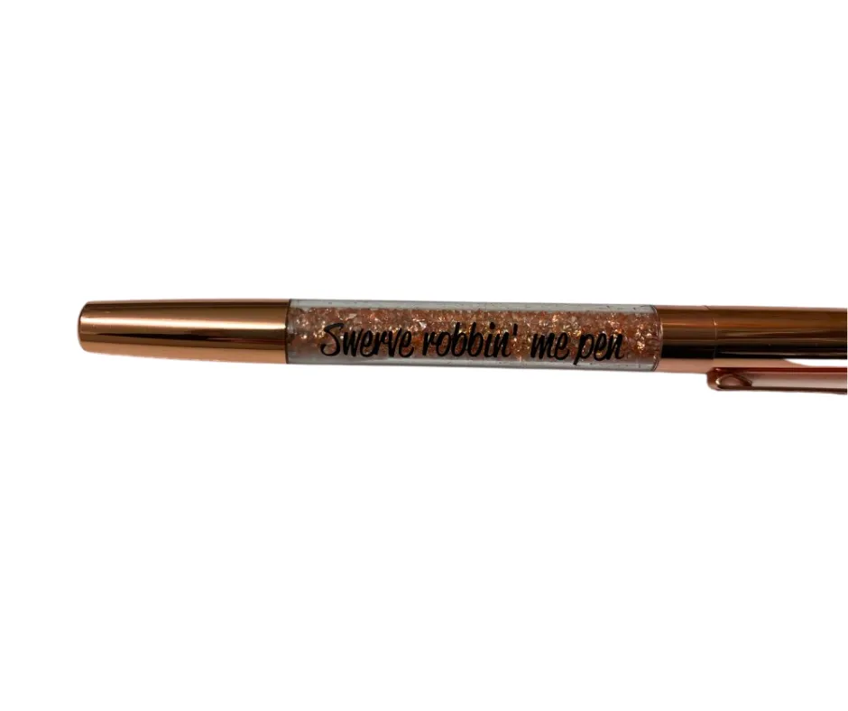 Swerve Robbin' Me Pen Sparkle Ball Point Pen