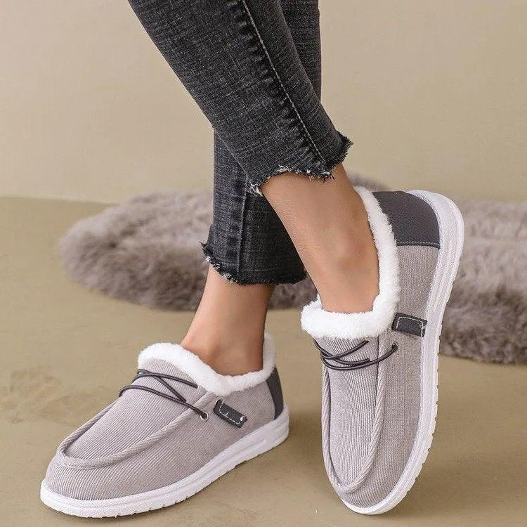 Women's Fleece-lined Warm Winter Thick-soled Fur Snow Boots